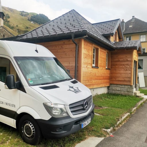 Parkettverlegung in Andermatt (Schweiz)